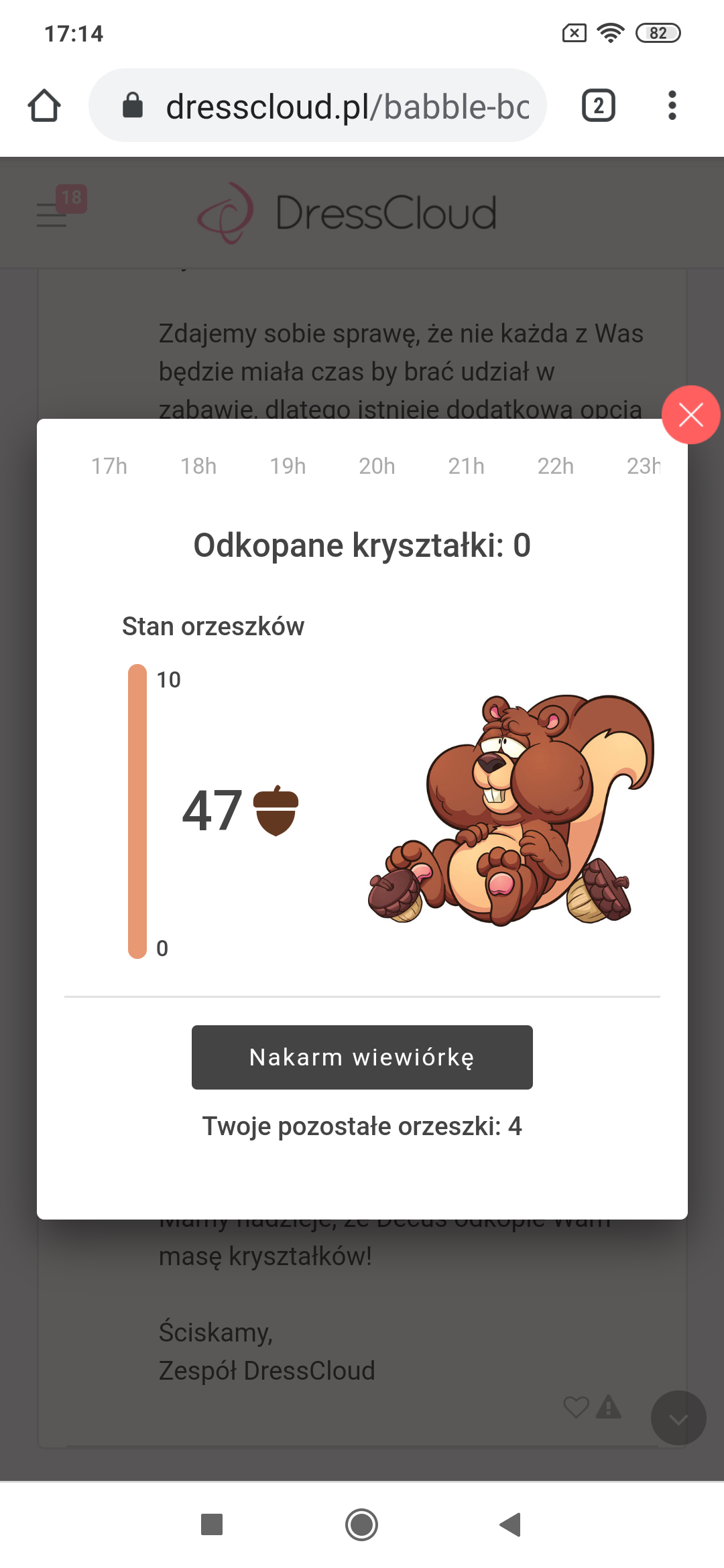 Decuś i nasze orzeszki! :) 