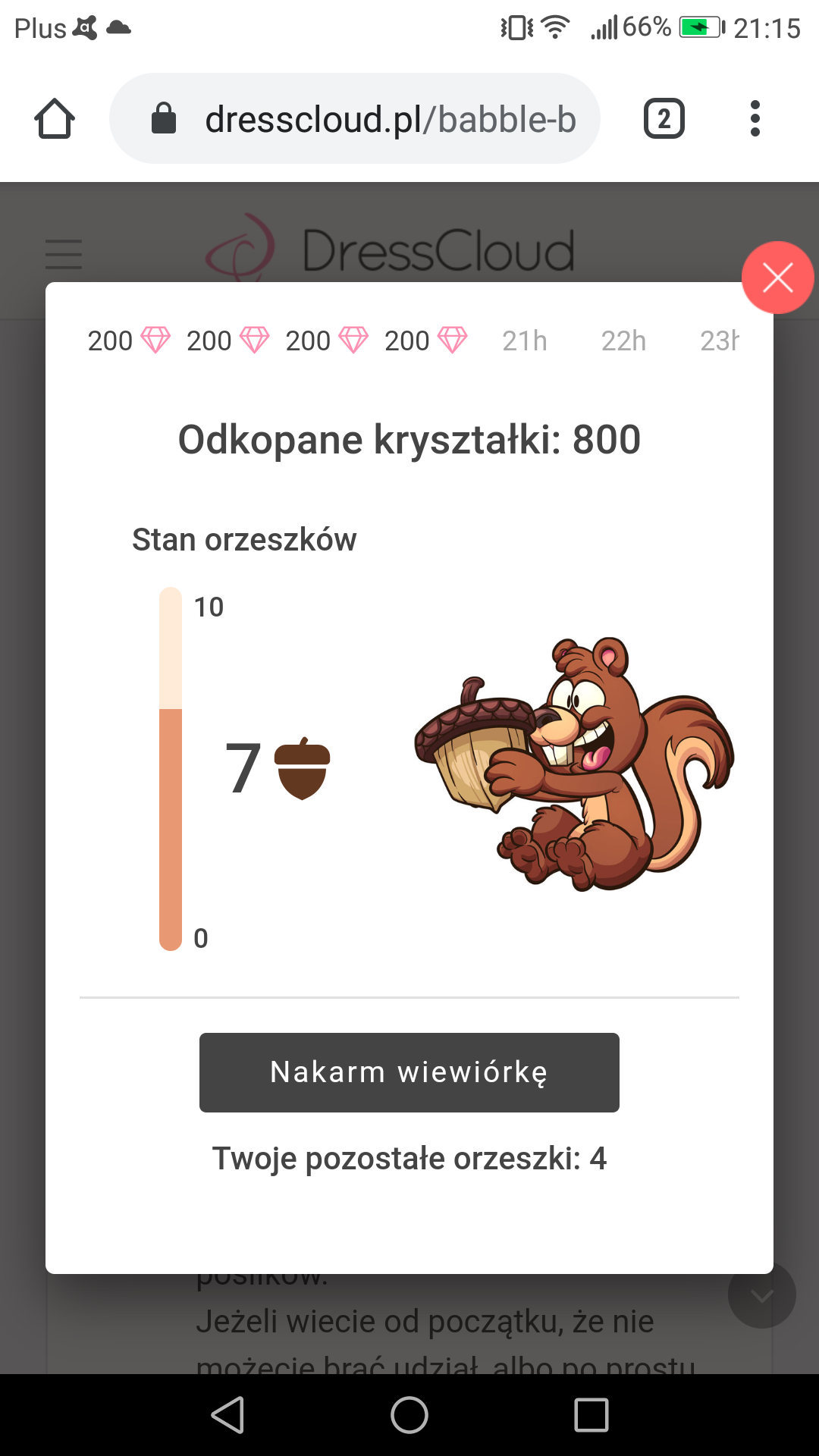 Decuś i nasze orzeszki! :) 