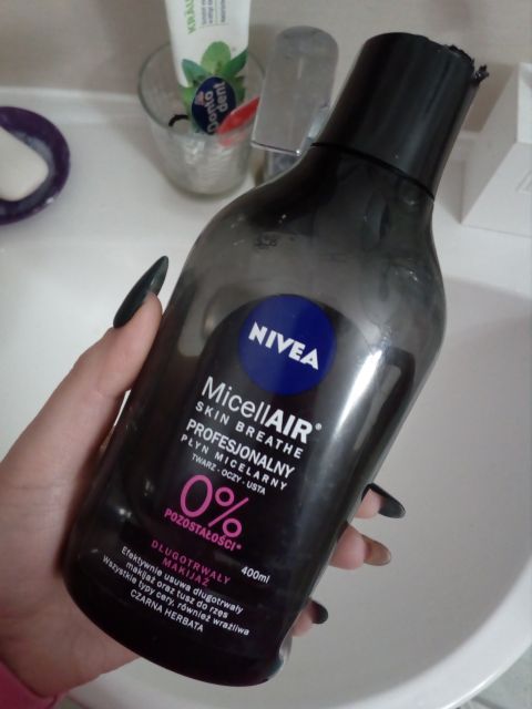 Nivea MicellAIR Skin Breathe, Profesjonalny płyn do demakijażu oczu
