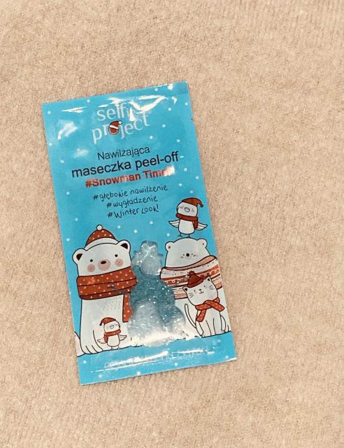 Selfie Project Maseczka do twarzy, Peel-off, Nawilżająca, #Snowman Time!