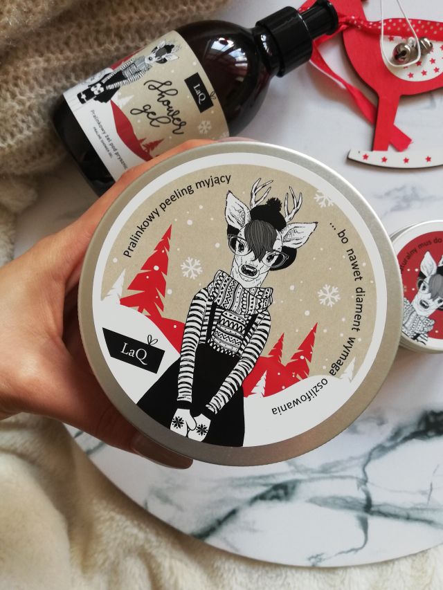 LaQ Peeling myjący do ciała, Pralinka