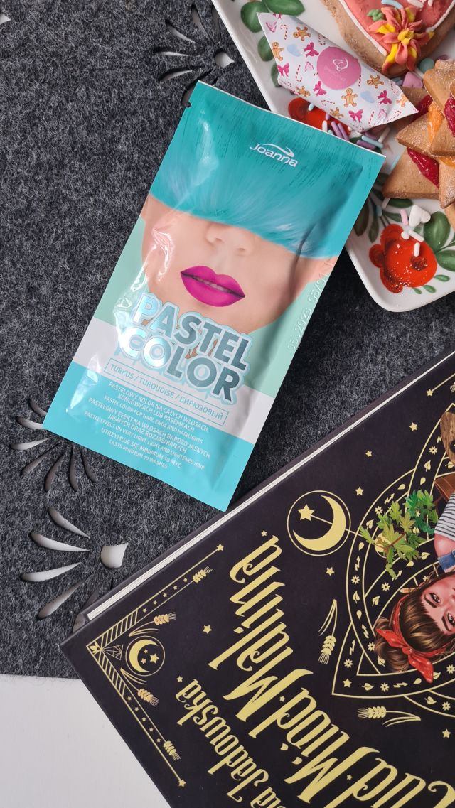 Joanna Pastel Color, Szampon do włosów, Koloryzujący, Turkus