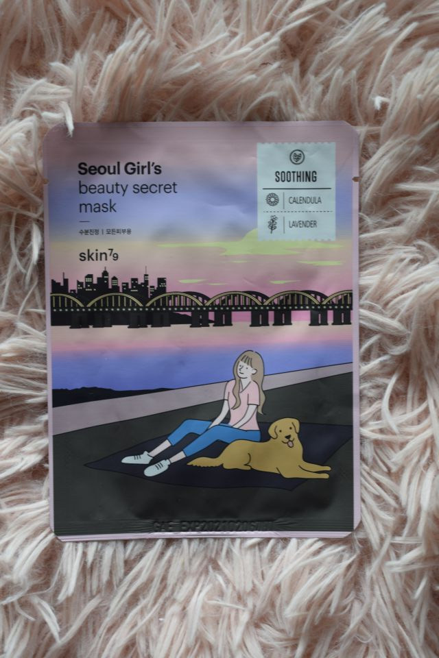SKIN 79 Maska do twarzy w płacie, Seoul Girl's beauty secret mask, Soothing Care