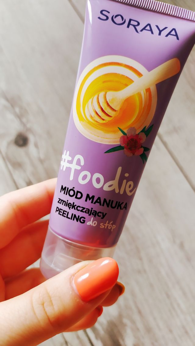Soraya #foodie, Peeling do stóp, Zmiękczający, Miód manuka