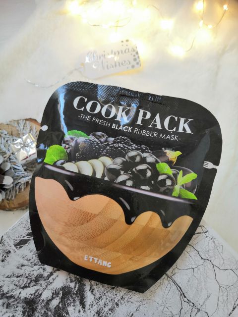 Ettang Maseczka do twarzy, Nawilżająco-kojąca, Cook Pack, The Fresh Black Rubber Mask