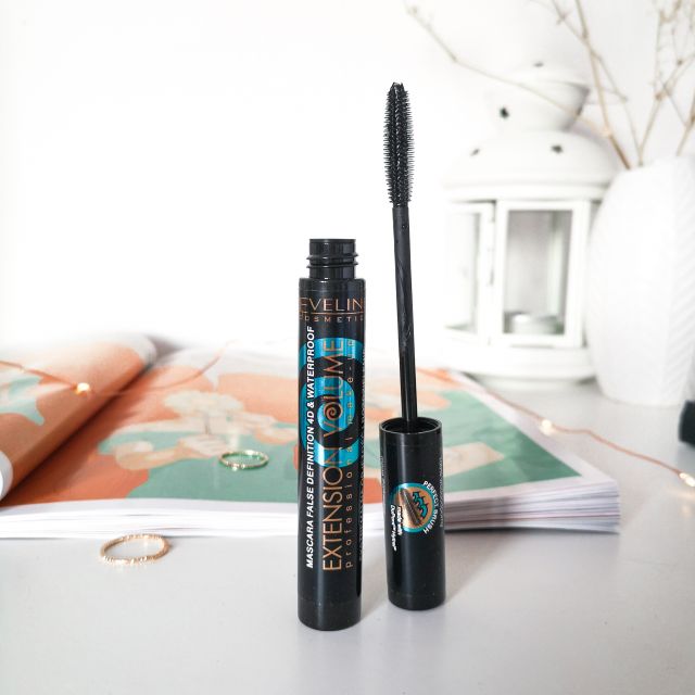 Eveline Extension Volume 4D False Definition Waterproof Mascara, Tusz do rzęs