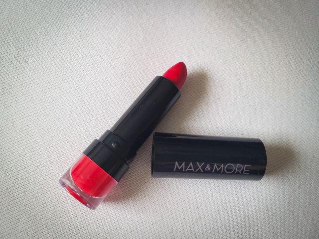 Max&More Pomadka do ust, Matowa, nr 317 Scarlett Red