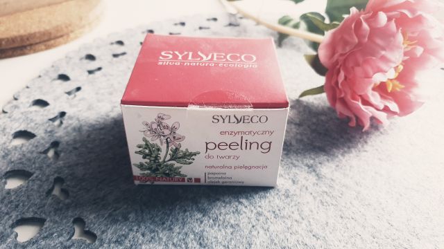 Sylveco Peeling do twarzy, Enzymatyczny, Papaina, Bromelaina, Olejek geraniowy, Hypoallergic