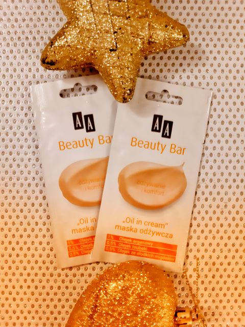 AA Beauty Bar, oil in cream, maseczka odżywcza