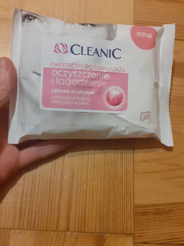Cleanic Chusteczki do demakijażu, Oczyszczenie i łagodzenie