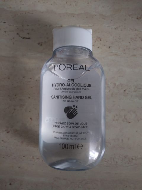 L'Oréal Żel do higieny i sanityzacji rąk, Bez spłukiwania