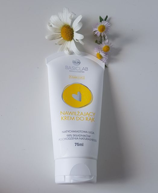 BasicLab Dermocosmetics Familias, Krem do rąk, Nawilżający, Natychmiastowa ulga