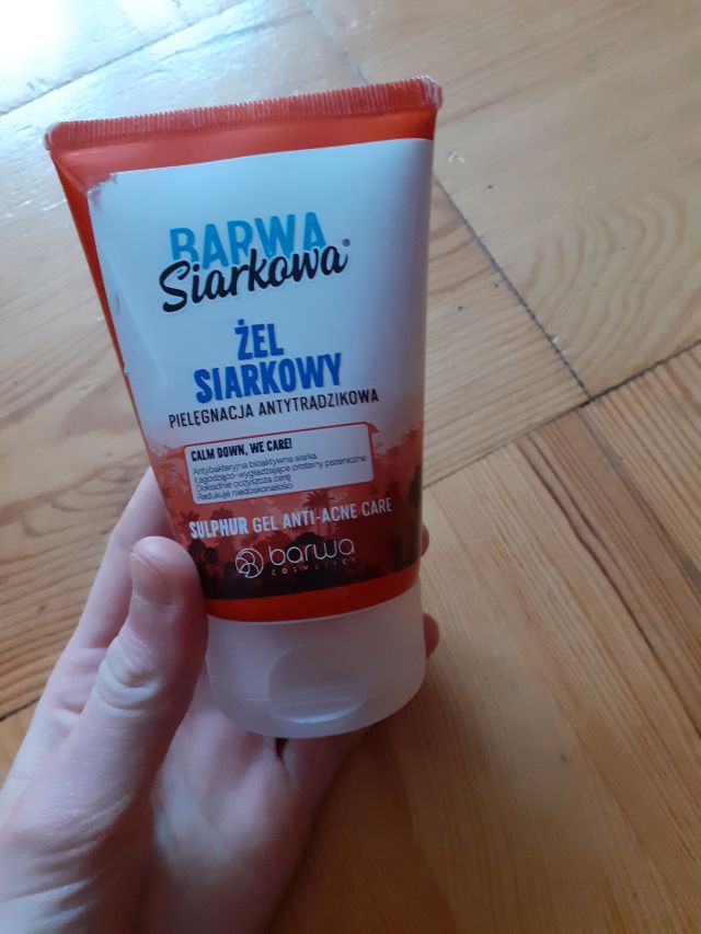 Barwa Siarkowa, Żel do mycia twarzy, Siarkowy, Antytrądzikowy