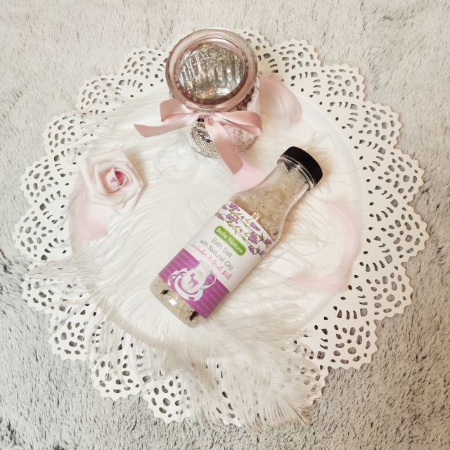 Belle Nature Sól do kąpieli, Lawenda i kozie mleko