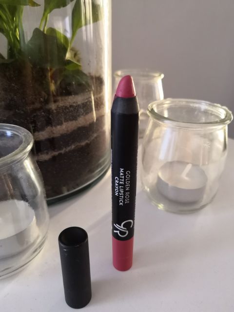 Golden Rose Matte Lipstick Crayon, Pomadka do ust w kredce, nr 13