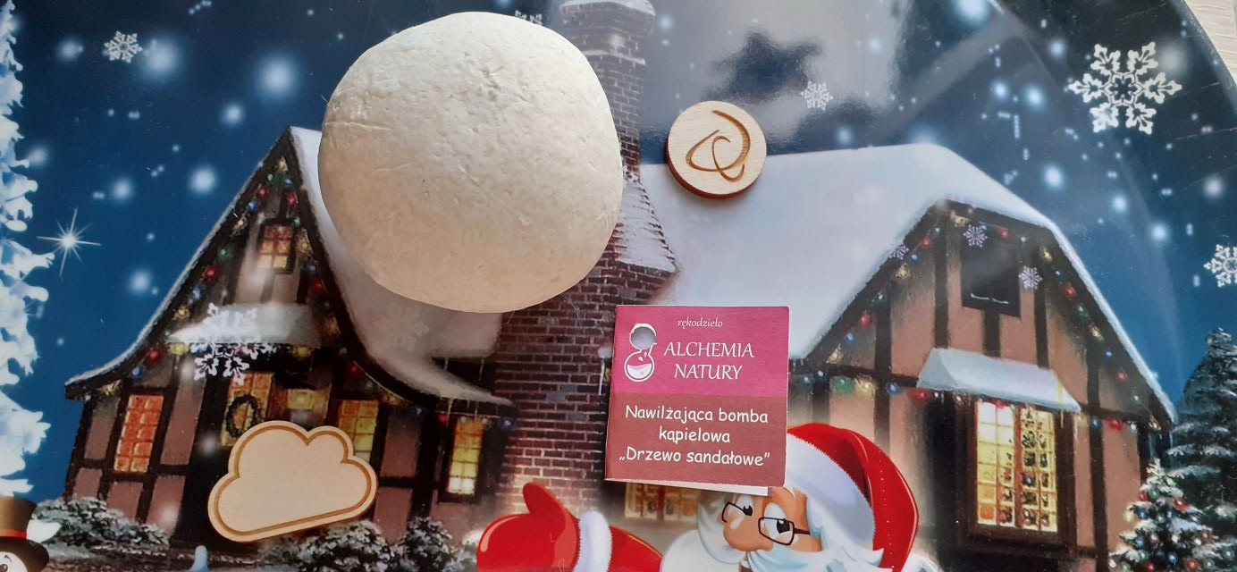 Alchemia Natury Bomba do kąpieli, Nawilżająca, Drzewo Sandałowe