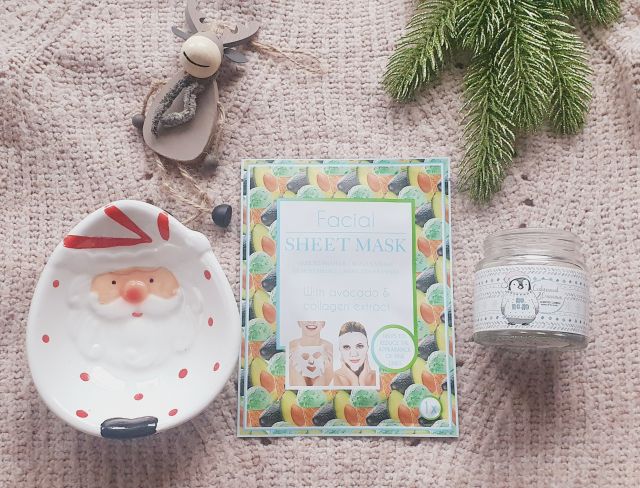 Mascot Europe Maska do twarzy w płacie, Facial Sheet Mask, Avocado & Collagen Extract