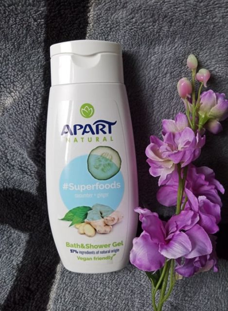 Apart Żel pod prysznic, Natural, Ogórek i Imbir 