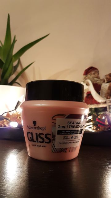 Schwarzkopf Gliss, Split Ends Miracle, Maska do włosów, 2w1, Kompleks jonowy i olej z pestek winogron