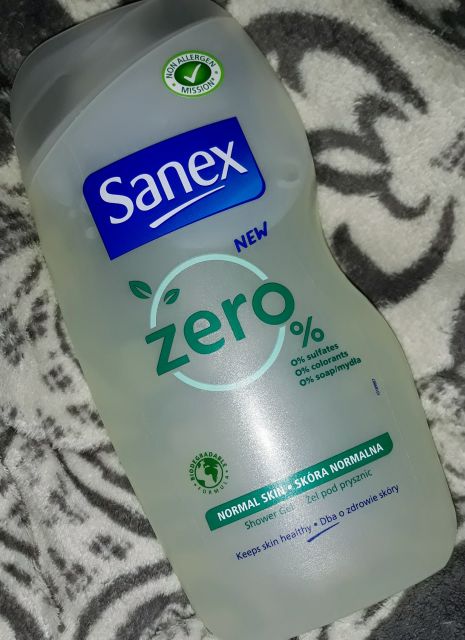 Sanex Żel pod prysznic, Zero %, Skóra normalna 