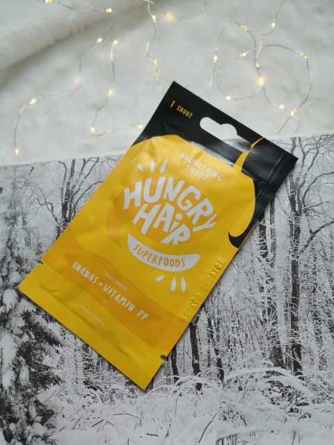 Hungry Hair Superfoods, Maska do włosów, Ananas i witamina PP