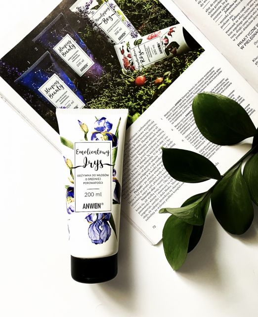 Anwen Odżywka do włosów o średniej porowatości, Emolientowy Irys