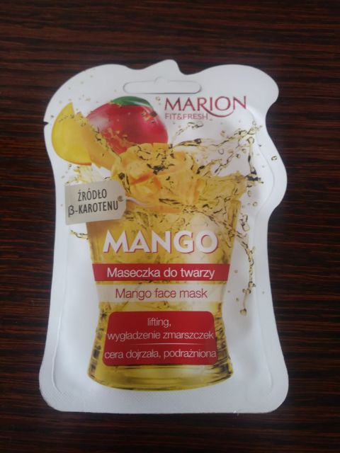 Marion Fit&Fresh, Maseczka do twarzy, Mango 