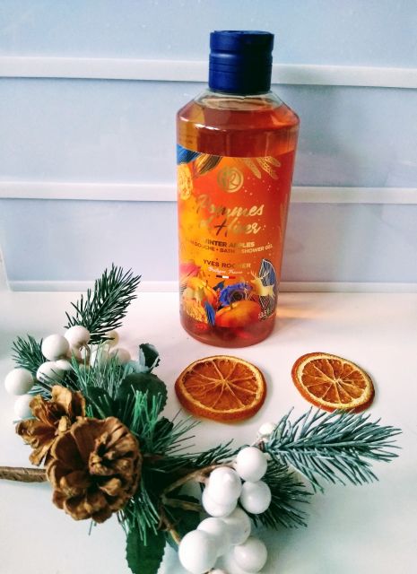 Yves Rocher Żel pod prysznic i do kąpieli, Zimowa szarlotka 