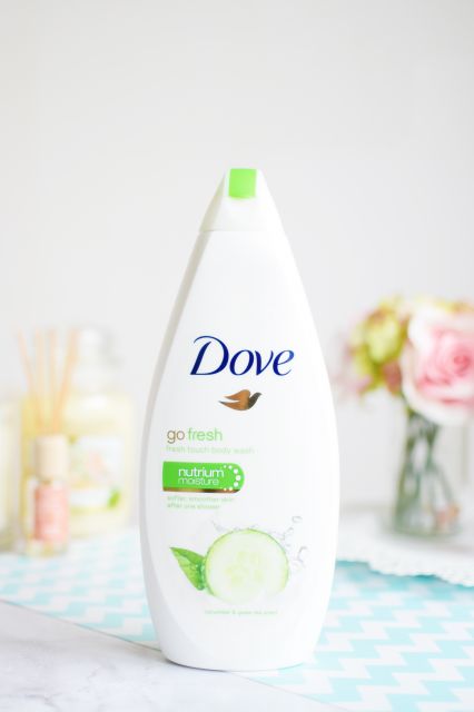 Dove go fresh, Żel pod prysznic, Ogórek i zielona herbata