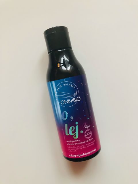 OnlyBio Hair Balance, Olej do olejowania włosów wysokoporowatych