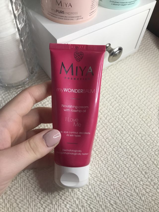 Miya Cosmetics myWONDERbalm, I love me, Krem do twarzy, Odżywczy, Olejek z róży