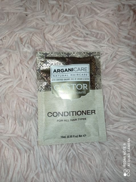 Arganicare Castor, Odżywka do włosów, Ultra-nawilżająca, Detangles & Hydrates