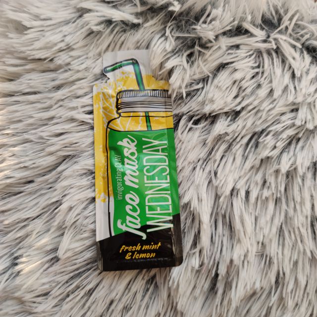 Mascot Europe Maseczka do twarzy, 7-Day Smoothie Face Masks, Wednesday, Invigorating Clay, Fresh Mint & Lemon