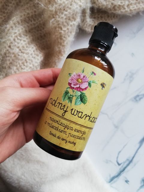 Polny Warkocz Esencja do twarzy, Nawilżająca, Mleczko pszczele