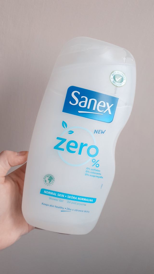  Sanex Żel pod prysznic, Zero %, Skóra normalna