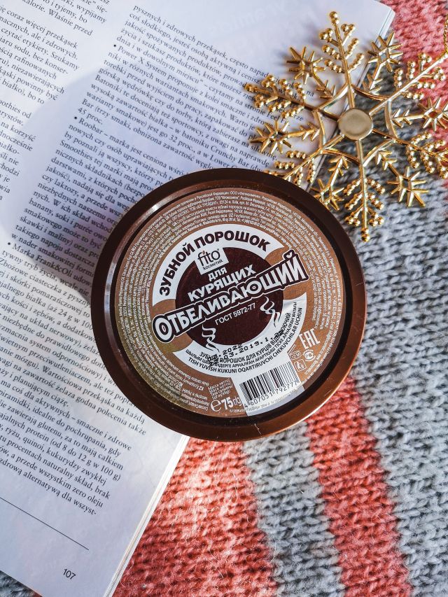 Fitokosmetik Proszek do mycia zębów, 