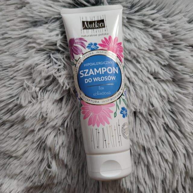 Nutka Szampon do włosów, Hipoalergiczny, Len i echinacea