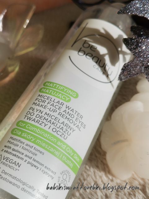 BeBeauty Care, Płyn micelarny do demakijażu, Matujący, Cera tłusta i mieszana