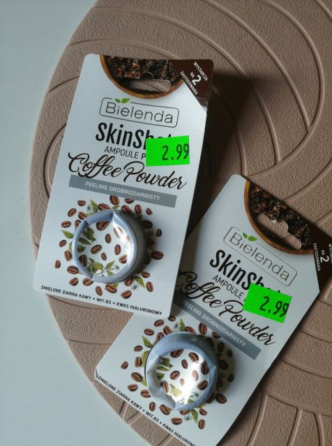 Bielenda Skin Shot, Ampoule Peel, Peeling drobnoziarnisty, Coffee Powder