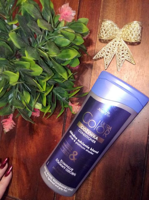 Joanna Ultra Color System, Odżywka do włosów blond, rozjaśnianych i siwych