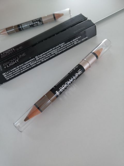 Avon Brow Line + Light, Kredka do brwi i rozświetlacz, Blonde