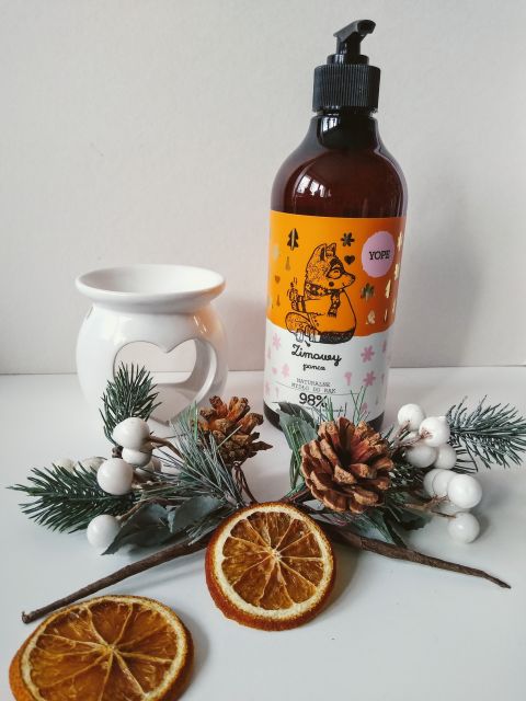 YOPE Mydło w płynie, Zimowy poncz