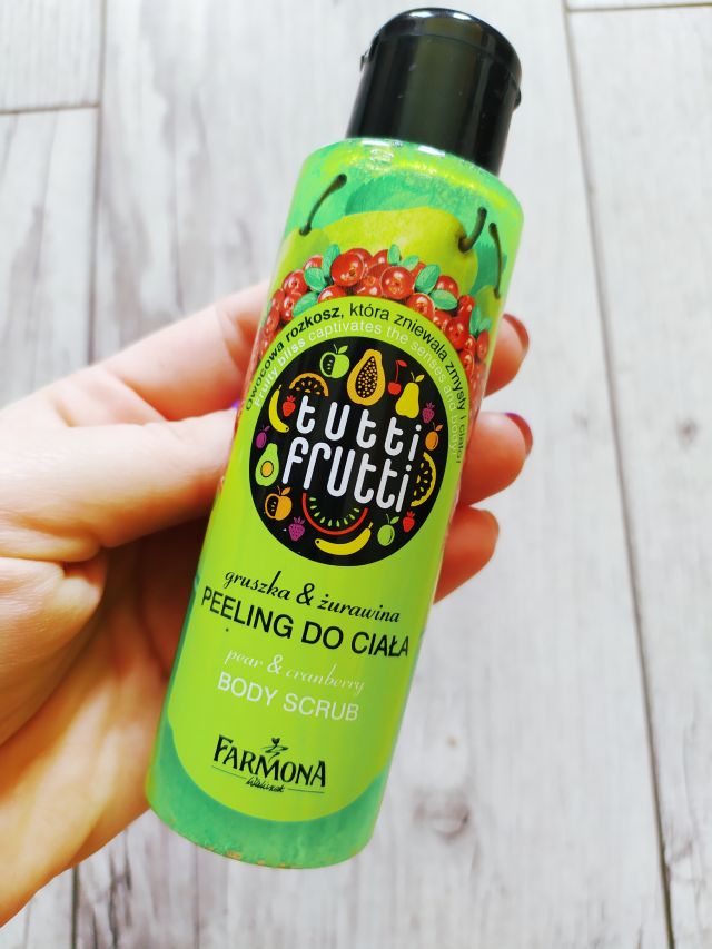 Farmona Tutti Frutti, Peeling do ciała, Gruszka i żurawina