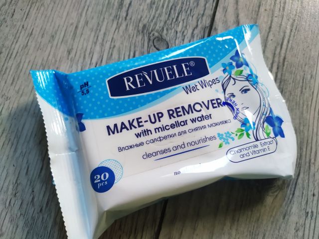 Revuele Chusteczki do demakijażu, Make-Up Remover, With micellar water