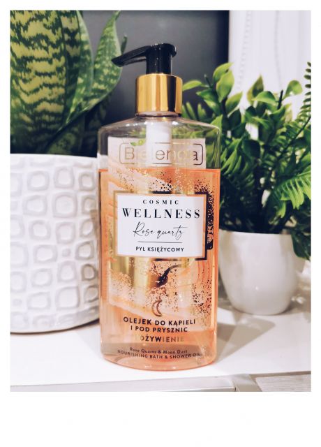Bielenda Cosmic Wellness, Olejek do kąpieli i pod prysznic, Odżywienie, Rose Quartz & Moon Dust