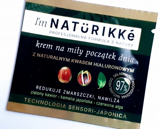 I'm Natürikké Krem do twarzy, na miły początek dnia, z naturalnym kwasem hialuronowym