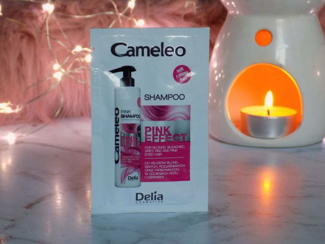 Delia Cameleo, Szampon do włosów, Pink Effect, Do włosów blond, siwych, rozjaśnianych oraz farbowanych, w odcieniach różu i czerwieni