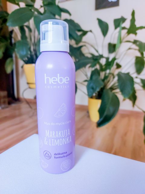 Hebe Cosmetics, Mus do mycia ciała, Marakuja i Limonka