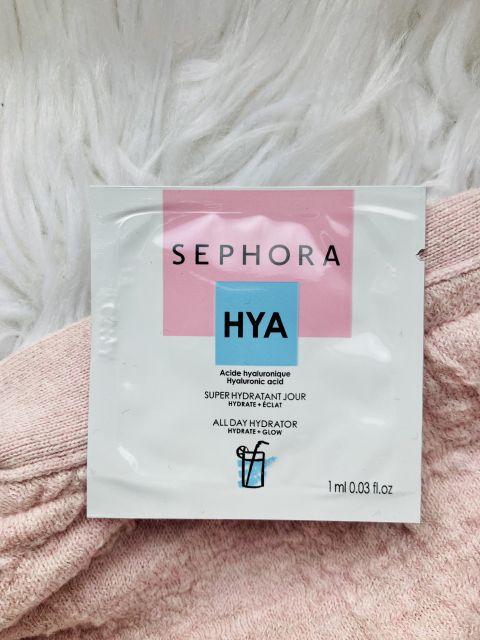Sephora Krem do twarzy, Hya, Rozświetlający i nawilżający, All Day Hydrator, Kwas hialuronowy, witamina E i C