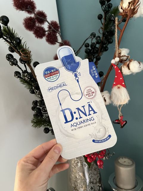 Mediheal Maska do twarzy w płacie, D:NA Aquaring, Nawilżająca